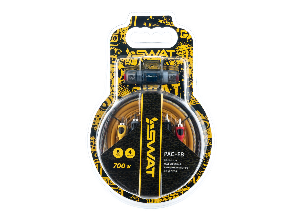 Swat | PAC-F8 | для 4-х кан. усилителя, сил. каб 8Ga  | превью 1