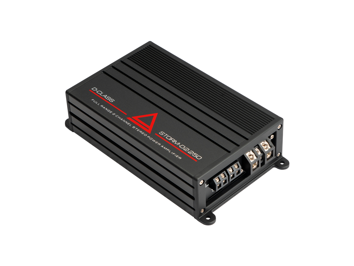 AurA | STORM-D2.250 | 2x250w (4 Ohm), 2x375w (2 Ohm), 1x750w (4 Ohm), Hi-level, LPF/HPF/BPF, ДУ | 1