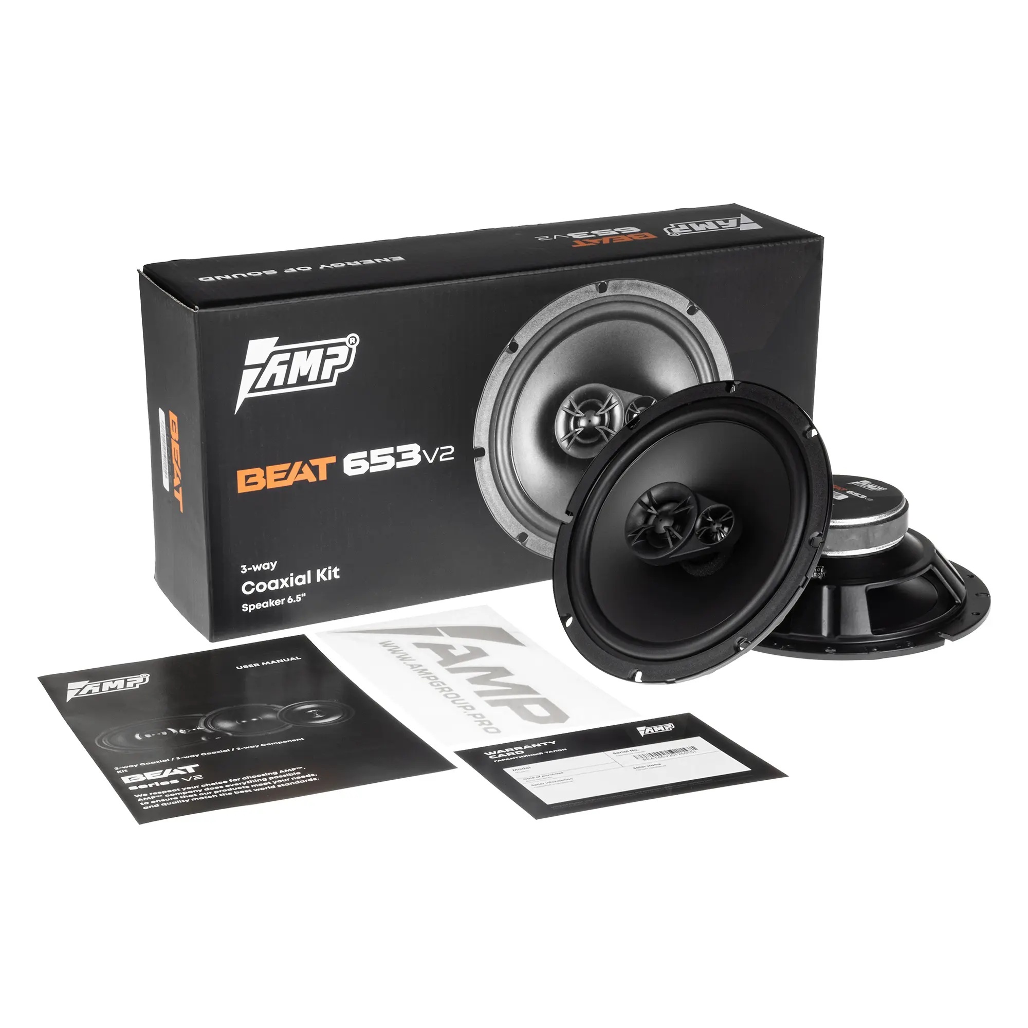 AMP | Beat 653 V2 | 16 см 3-х полосная 50Вт/100Вт| 7