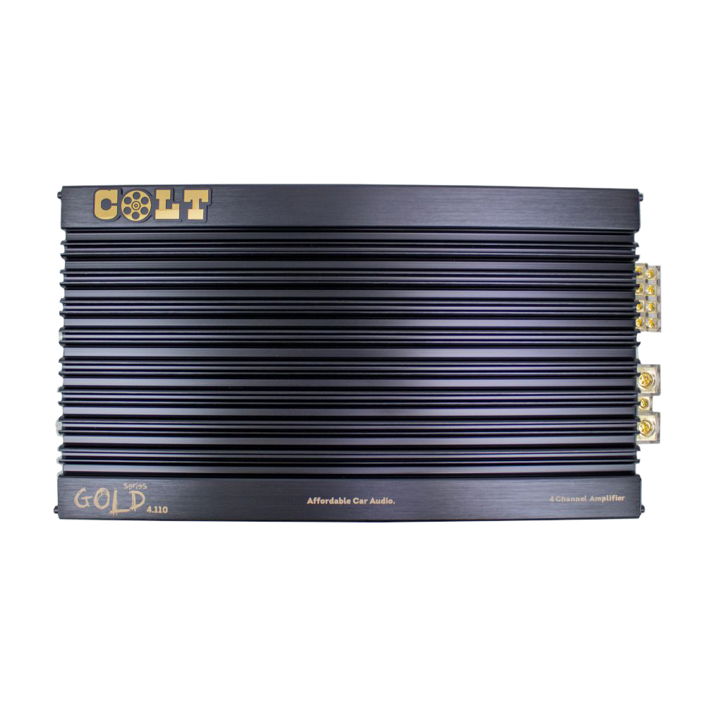 Усилитель COLT GOLD 4.110 4х110 RMS 4 Ом, 4х150 RMS 2 Ом, 2х290 RMS 4 Ом