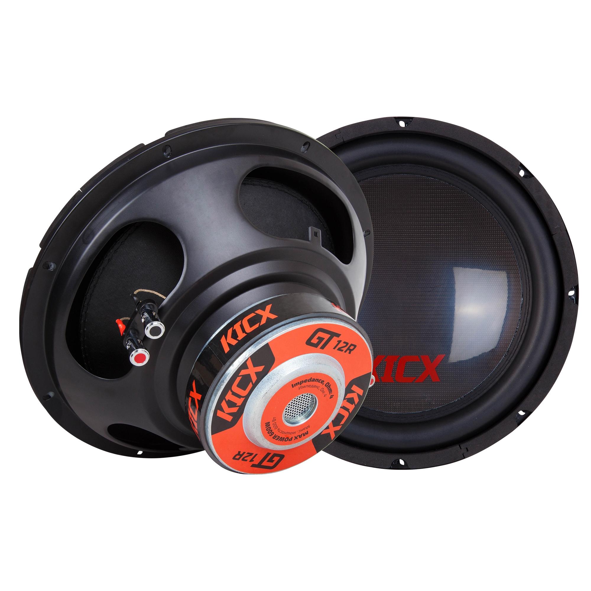 KICX | GT 12R | 12" 4+4 Om 300 Вт RMS, | 1