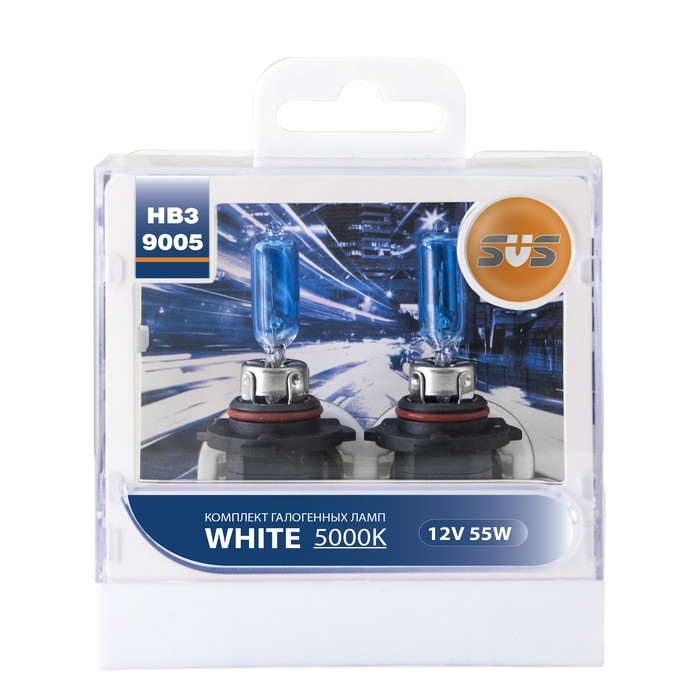 SVS   | HB4/9006 0200038000 WHITE 5000K  | Лампа  HB4/9006 12V 55W + W5W Комплект | превью 1