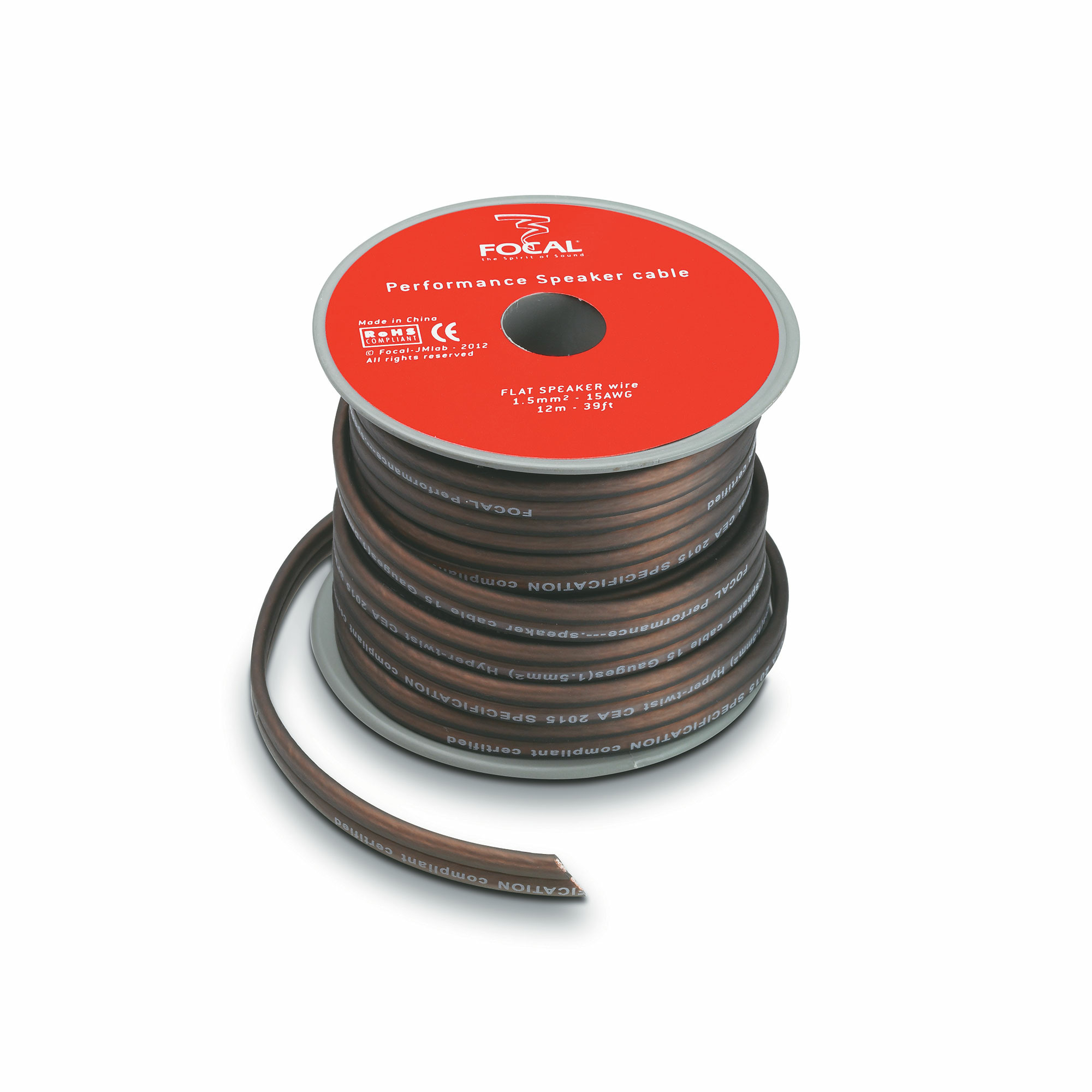 Focal | PS15 | плоский акустический кабель на катушке 12м, сечение 1,5мм, 2  | превью 1