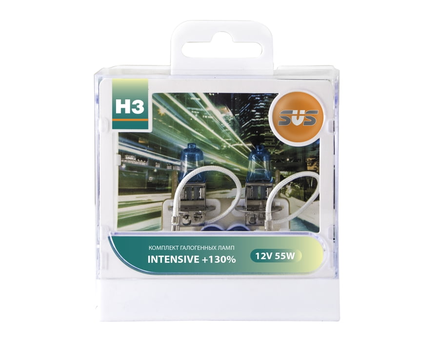 SVS |  H3 - INTENSIVE +130%  - 0200020000  | Лампа H3 12V 55W + W5W | Коиплект | превью 1