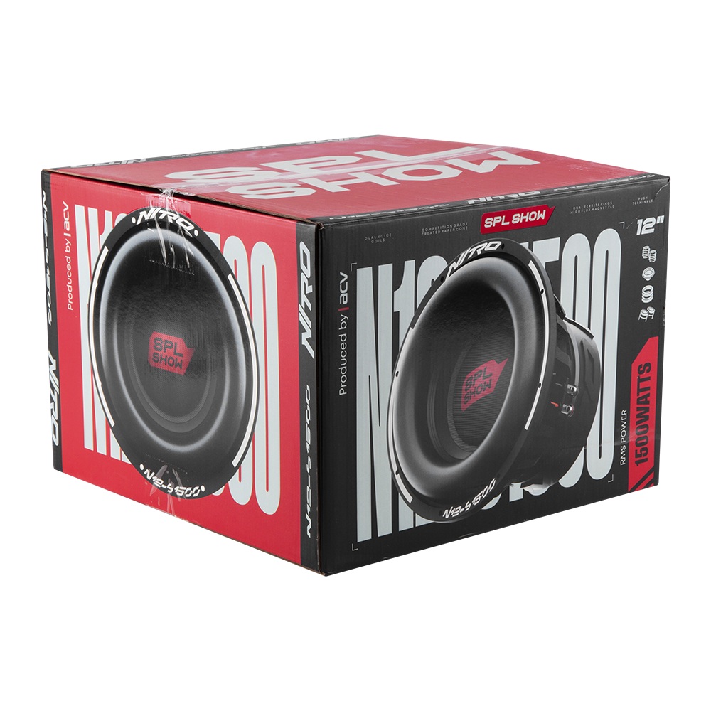 ACV | SPL SHOW NITRO N12-S1500 | Сабвуфер 12'/RMS=1500W/2+2Om  | 6