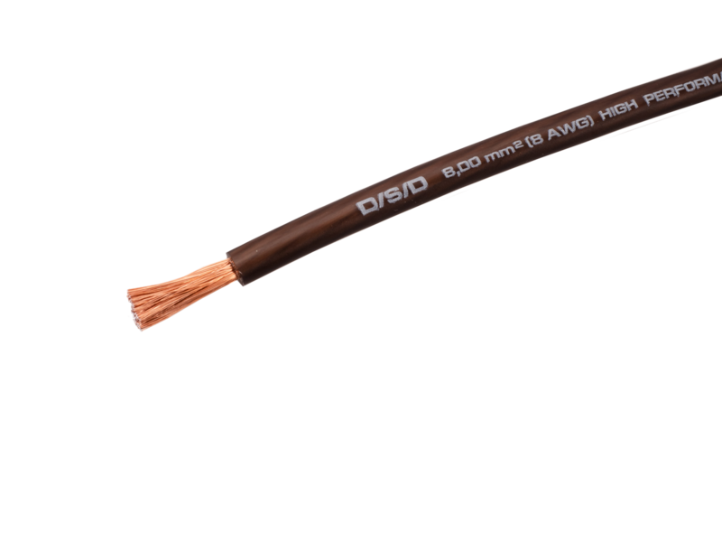 D/S/D | DPC-C08B | 8GA (8мм²), ОПТ КРАТНО БУХТАМ !!! (40м.), цена за 1 метр, черный бухта 40м | 1