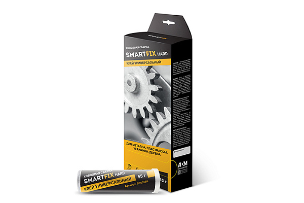 ADM| SFS055H | Клей холодная сварка универсальный SmartFix HARD, 55 гр| 1