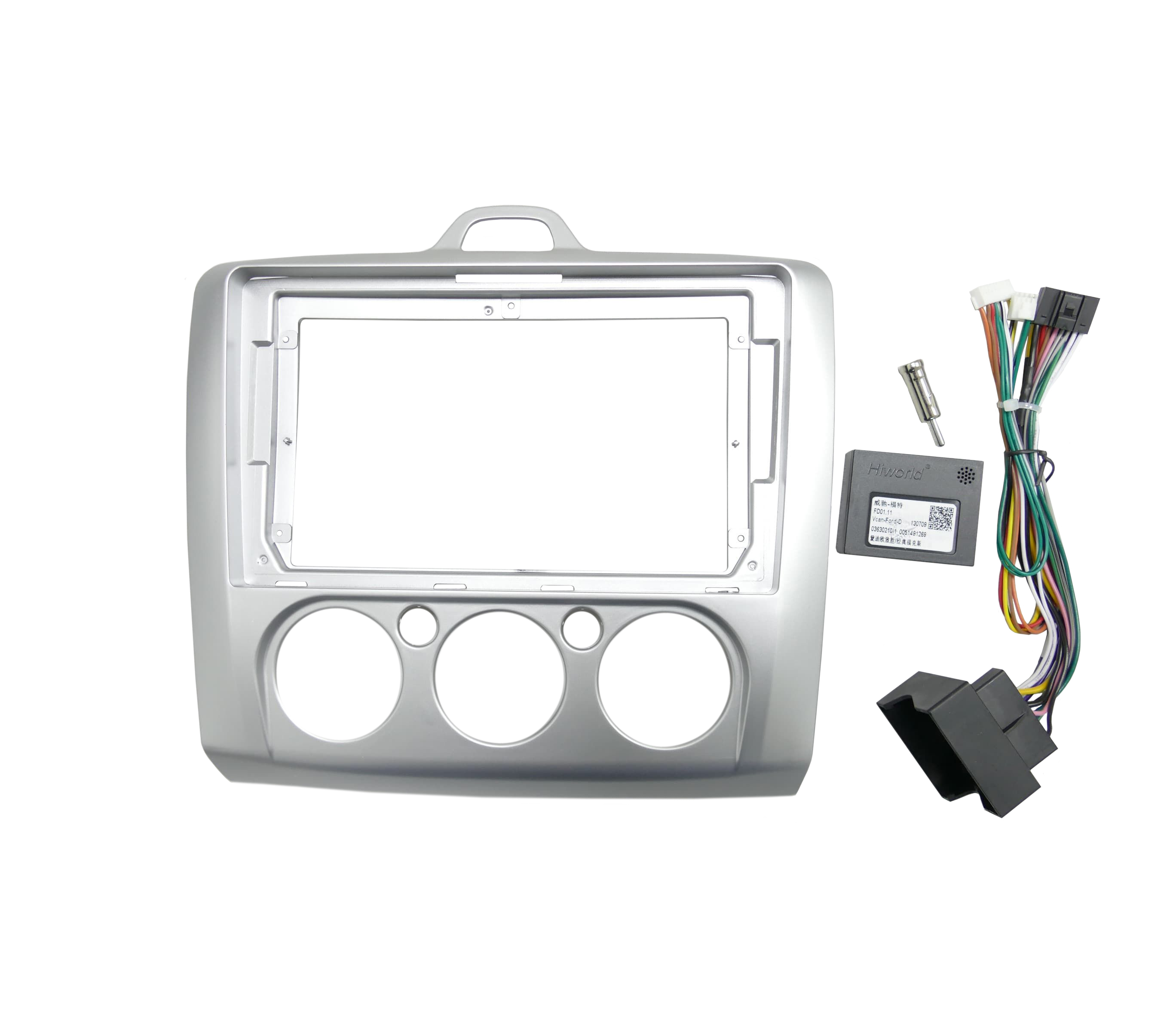 TEYES | Ford Focus 2 2005-2010  | Рамка 9 дюйм (кондиционер)  + комплект проводов| превью 1