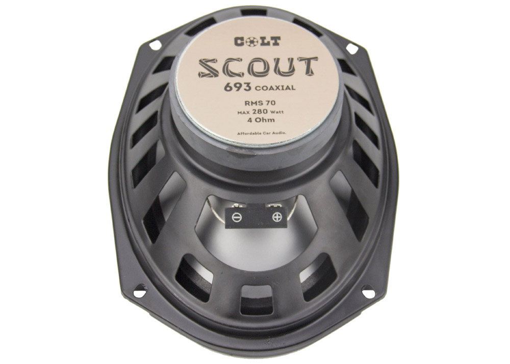 COLT | SCOUT 693 coaxial | 6"х9"см, 2-х полосная, коаксиальная, RMS 70Вт, MAX 280Вт. 92 Дб | 4
