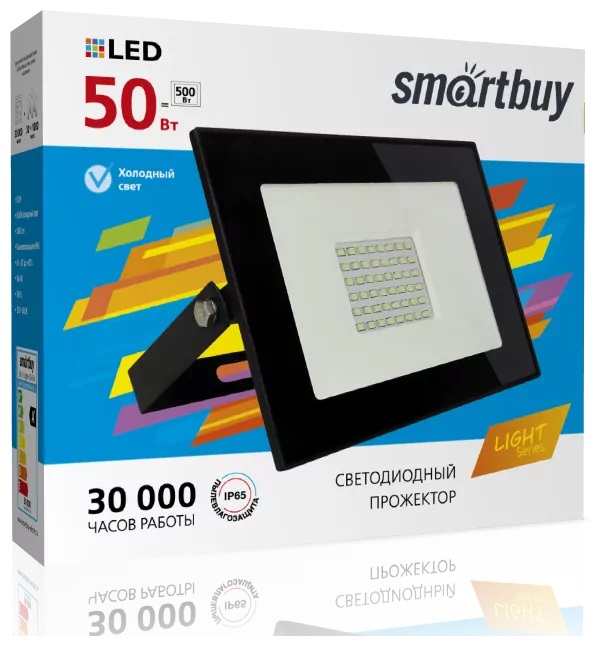 Светодиодный (LED) прожектор | Smartbuy | FL SMD LIGHT 50W/6500K/IP65 | превью 1