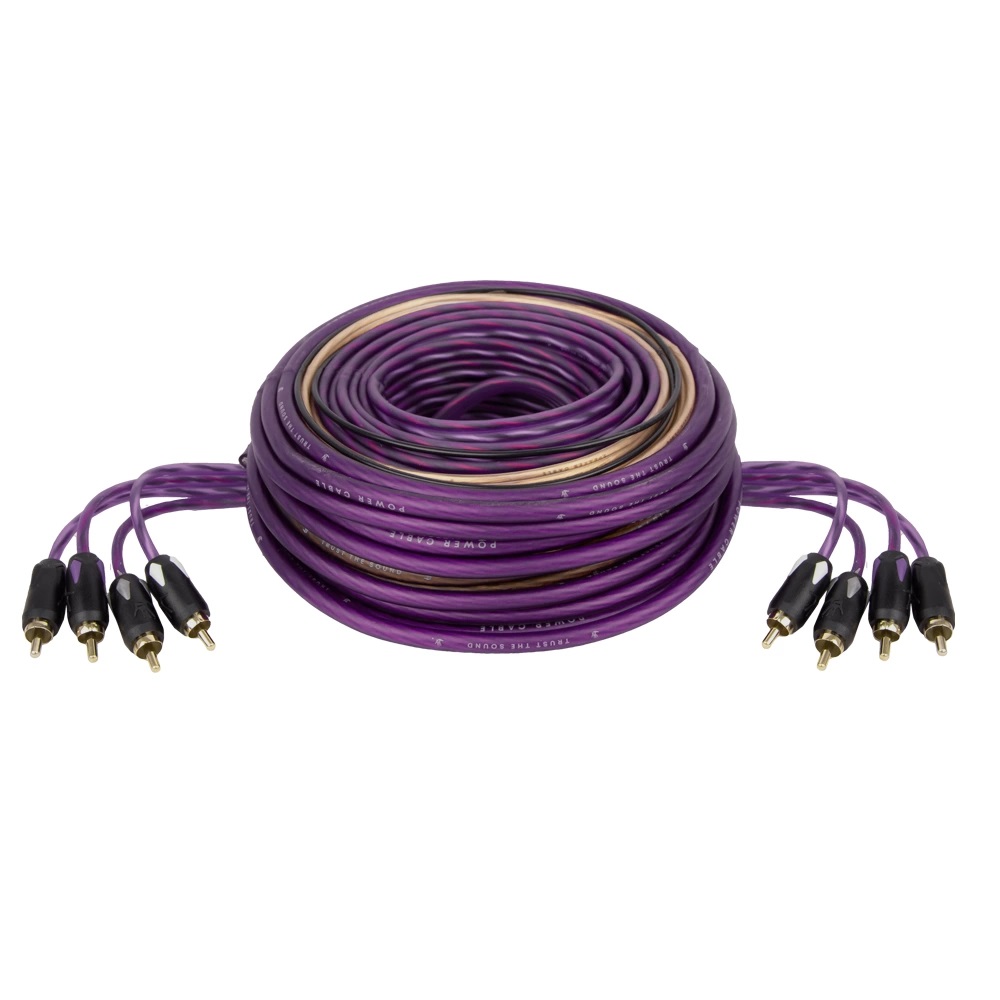 FIVE | AK-4.8 | комплет для 4х канального усилителя/8AWG/mini ANL 60A | 1