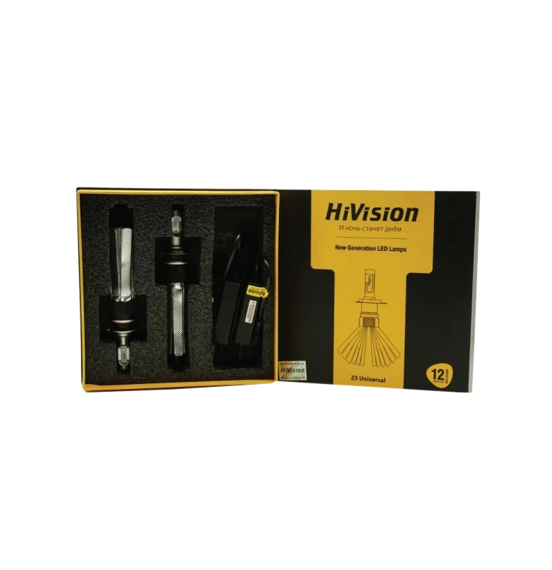 HiVision  |    H7  Z5 UNIVERSAL | Philips , косичка ,  4000K, 4000Lm, 9-24V  комплект 2 шт. | превью 3