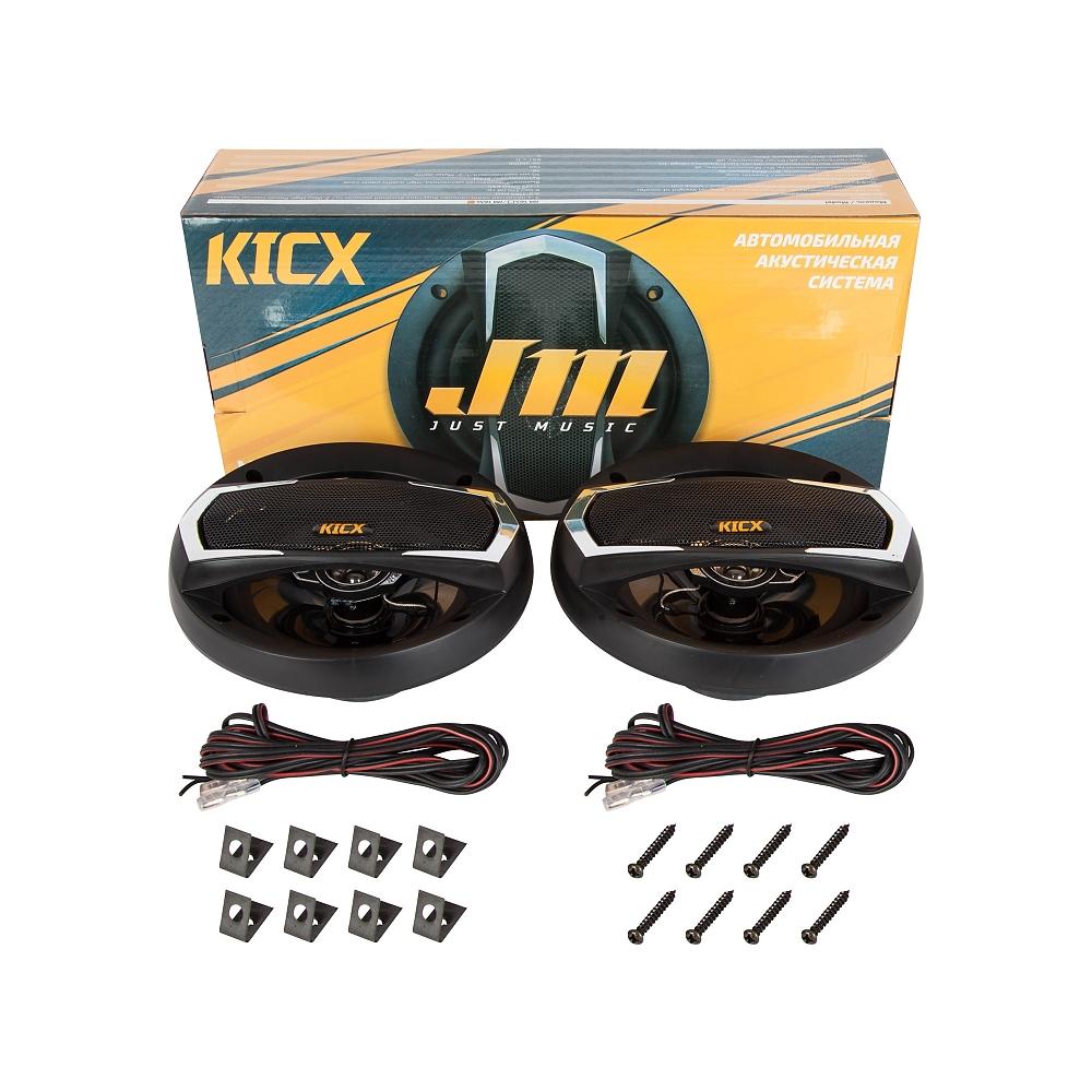 KICX | JM-165L | 16см. 3-х полосн. 130/70Вт подсветка диффузора диодами | 6