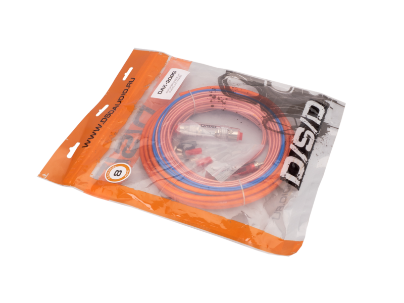 D/S/D | DAK-208G | 2 канала, 8Ga (8мм²), колба AGU 60A, RCA, клеммы | превью 2