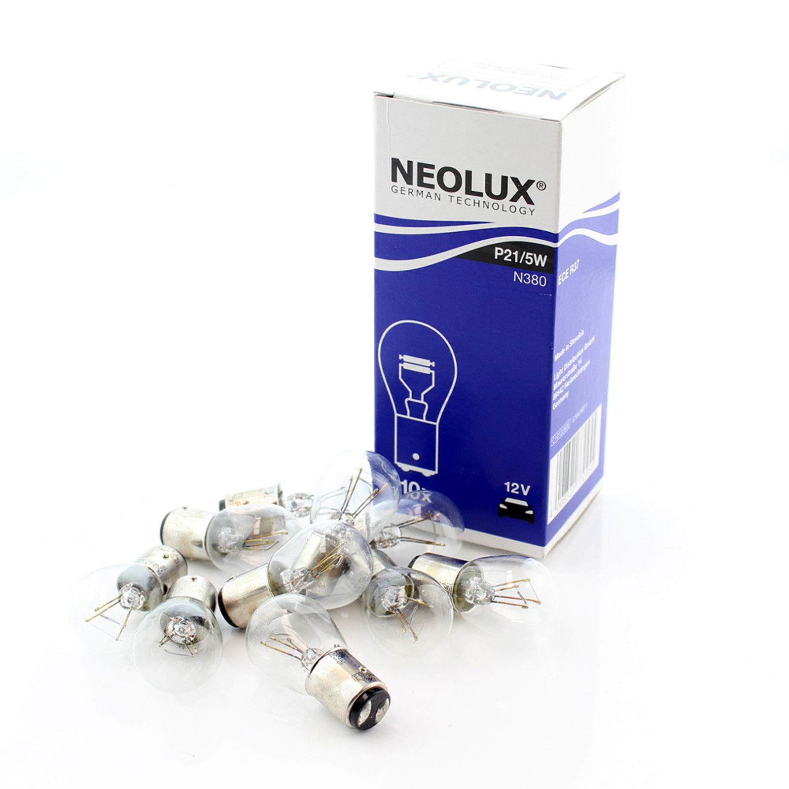 NEOLUX P21/5W | N380  | Лампа  P21/5W  12V BAY15D 1уп. 10шт. | превью 3