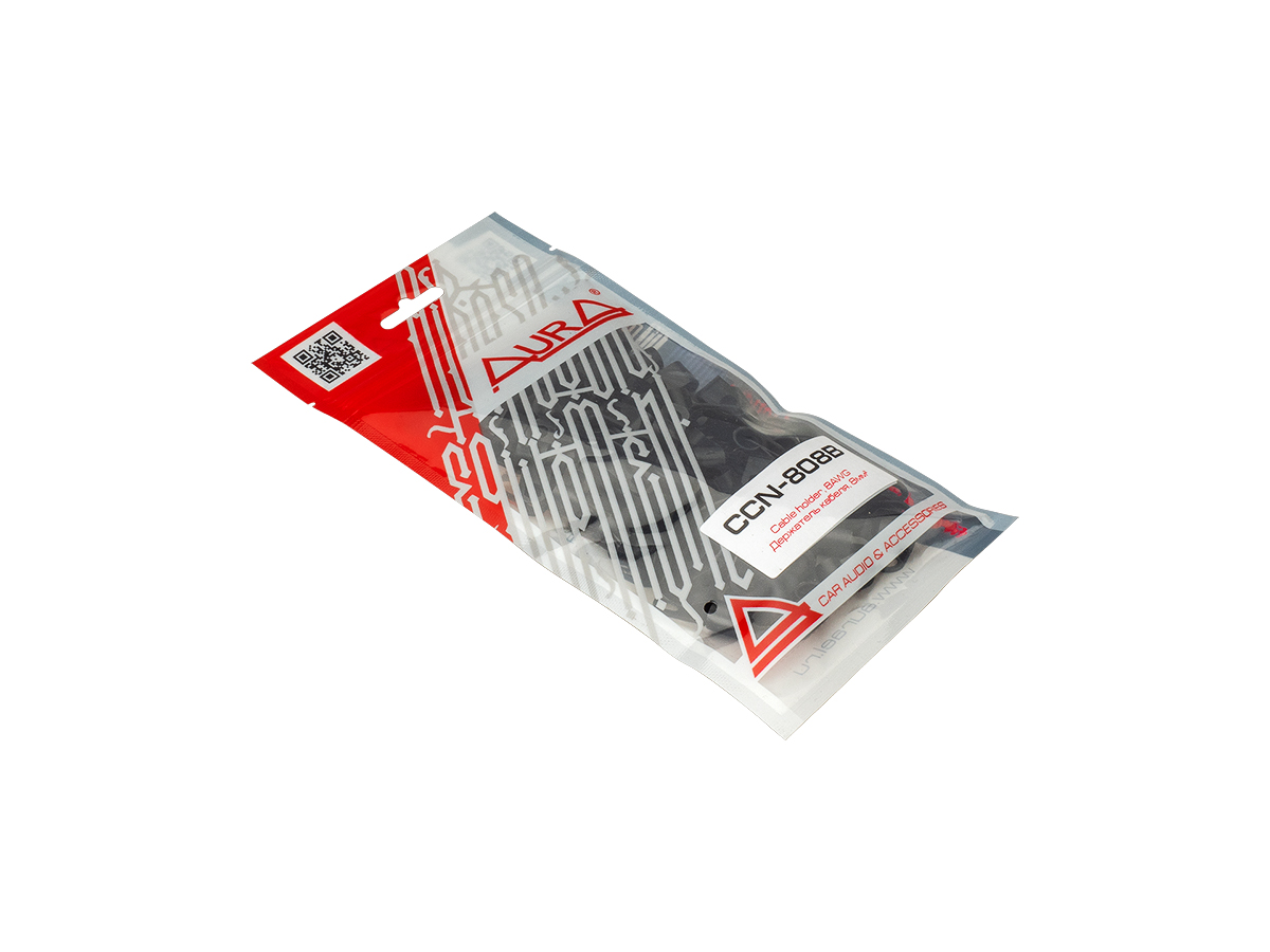 AurA | CCN-808B | Клипса крепежная, сечение до 8 AWG (8мм), пластик, в пакете: 100 штук!!! | превью 2