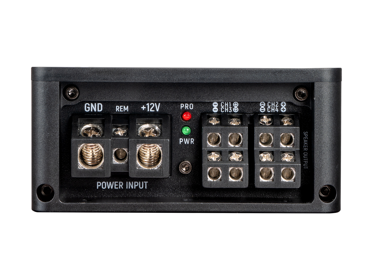 AurA | FIREBALL-4.230 PRO | 4x150w (4 Ohm), 4x230w (2 Ohm), 2x460w (4 Ohm), LPF/HPF, 10Hz - 25kHz | 2