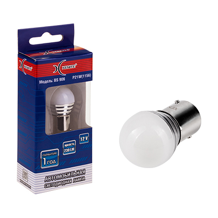 XENITE |  P21W  BS906 |  Диодная лампа с цоколем, 230Lm, белая 1 шт | превью 1