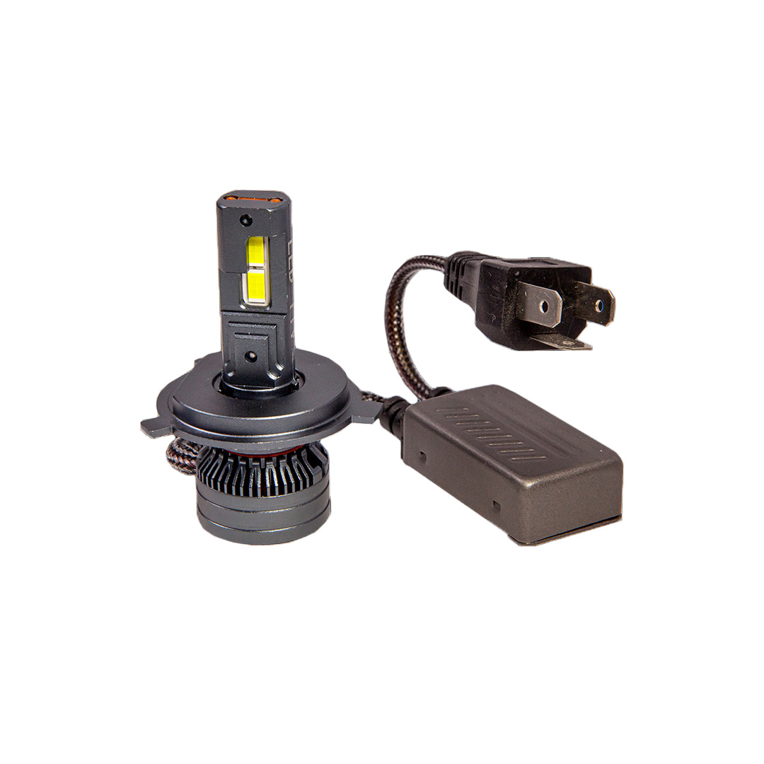 LED TIV | Qwazar mini | H4 Светодиодные лампы 80W, 12-24V, 5500K, 8000Lm к-т 2 штуки | 4