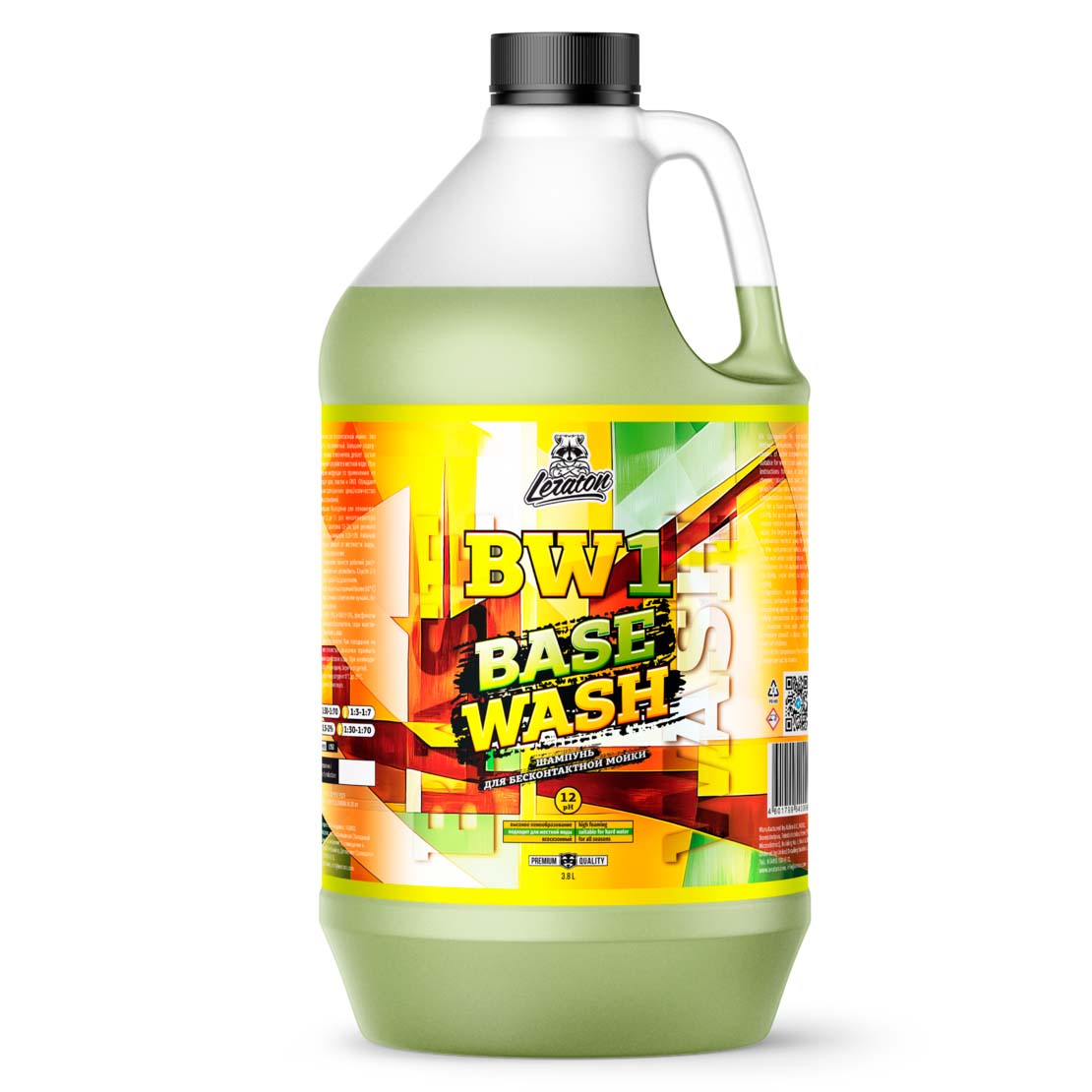 LERATON | BW1 | Шампунь для бесконтактной мойки BASE WASH 3,8кг | превью 1