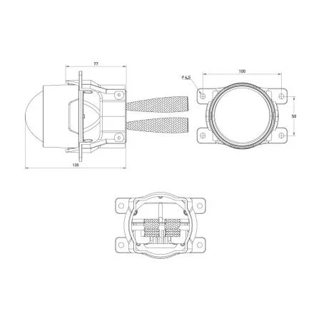 MTF | FL44K55F | ПТФ линза 5500K КОМП. 2 ШТ.| 4