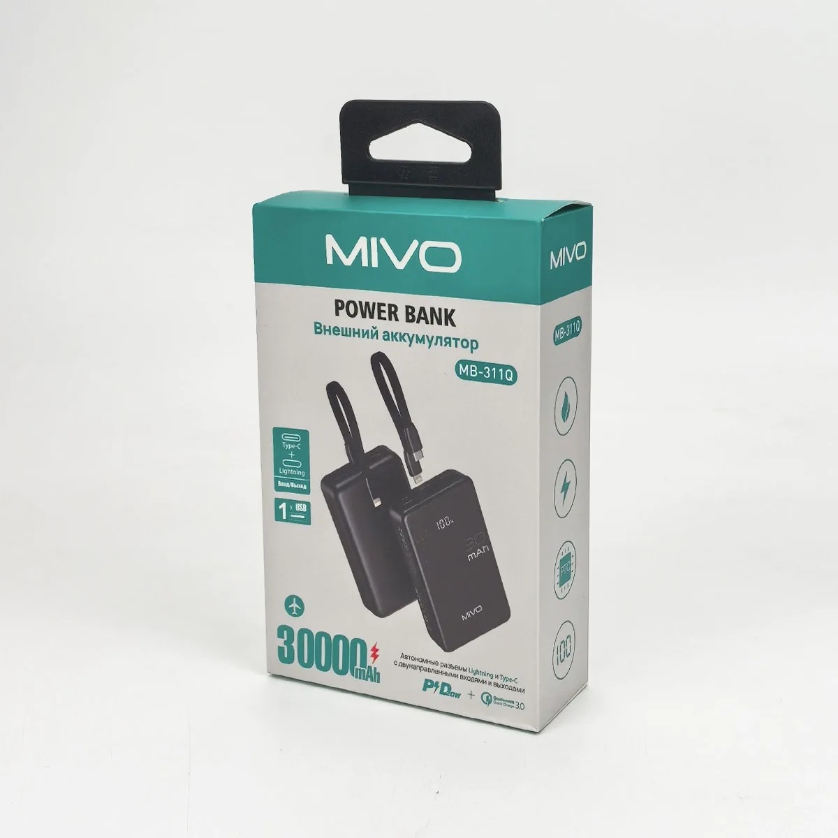 Mivo | MB-311Q | Power Bank   для зарядки   телефонов, смартфонов, | 4