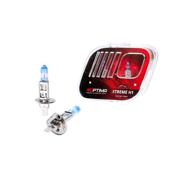 OPTIMA | Xtreme H1 +130% 12v 55w | 4200K Лампа накаливания BOX 2шт | превью 1