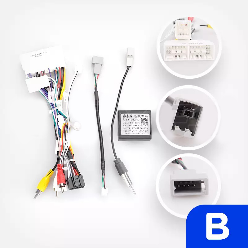 TEYES | Hyundai Elantra 6 B 2018-2020 | Рамка 9" + КОМПЛЕКТ ПРОВОДОВ | 2