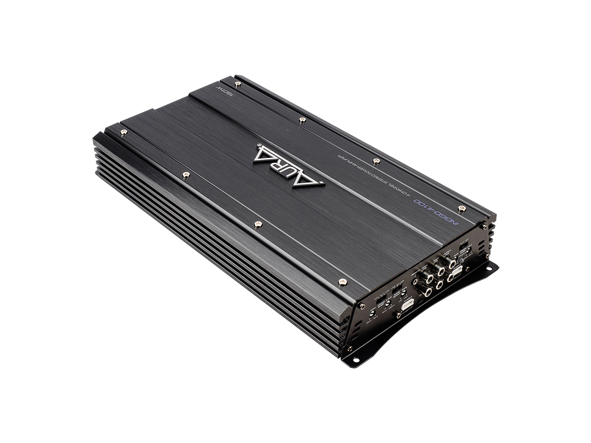 AurA | INDIGO-4.100 | 4x100w (4Ohm), 4x150w (2 Ohm), 1x400w (4 Ohm), Hi-level, LPF/HPF, ДУ (опция)| 2