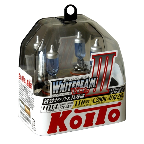 KOITO | P0757W 9006 HB4 WHITEBEAM | 12V 55W (110W) лампа накаливания  2шт.пласт уп.| превью 1