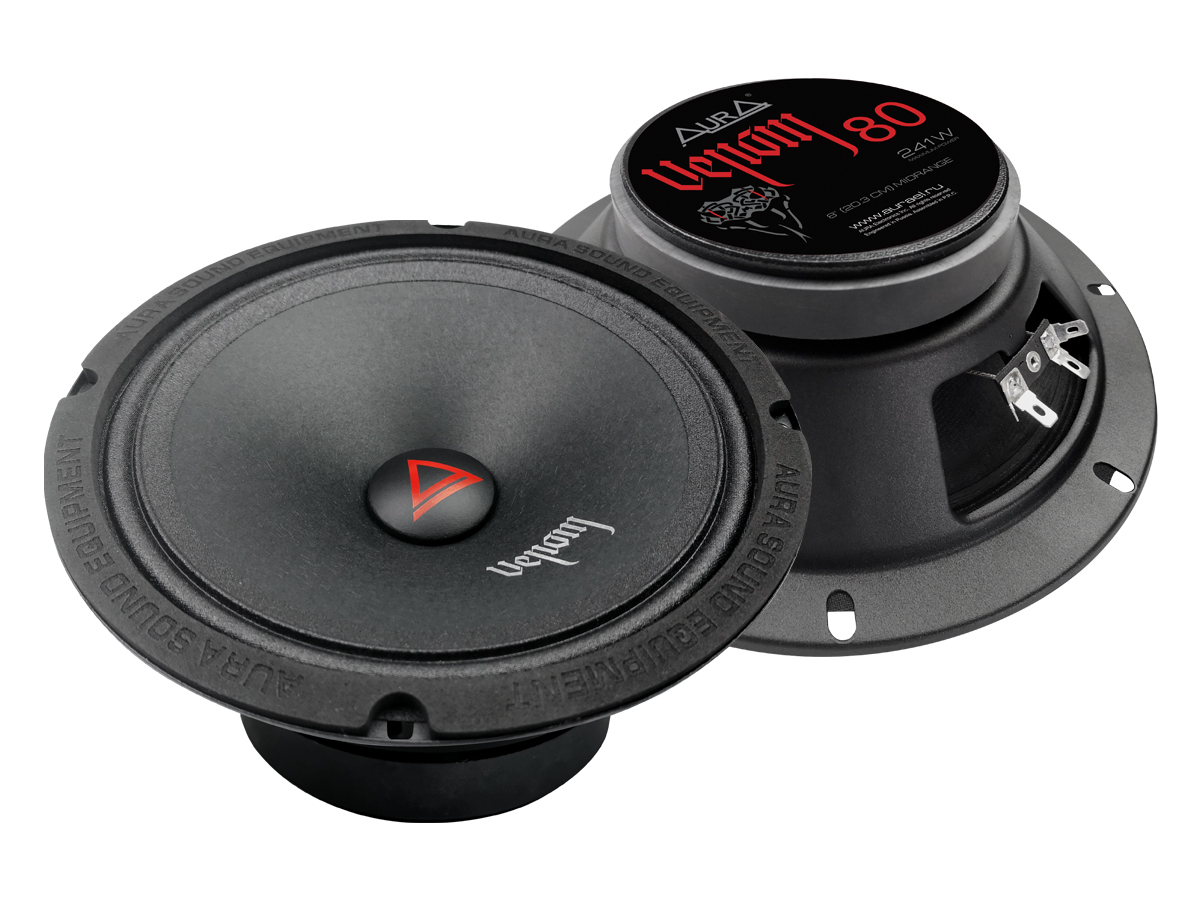 AurA | VENOM-80 | 8" (20cm), ПАРА, 4 Ом, 121/241w, 96db, 80Hz-20kHz, 85mm | превью 1