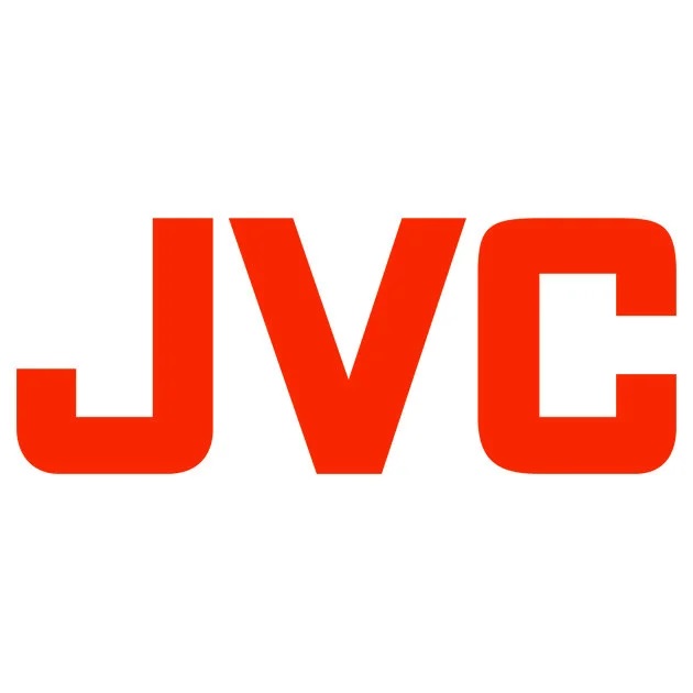 JVC | Наклейка логотип | универсальная с контурной резкой,  красная | 1