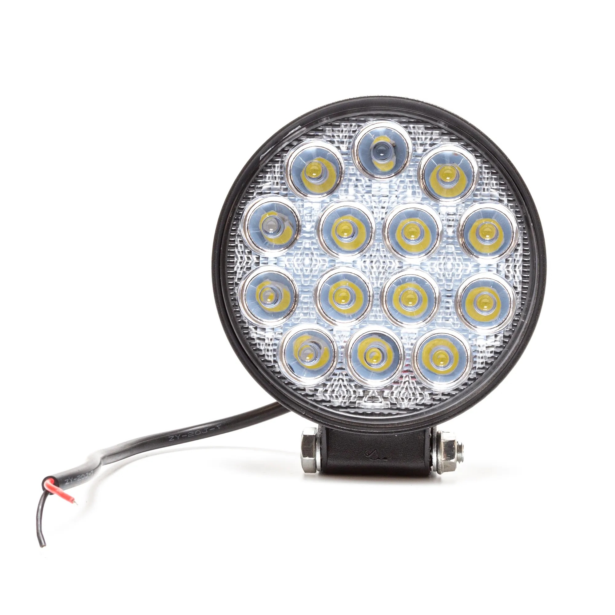 Автоэлектрика| AE42R-14LED-28PC|Фара светодиодная,круглая,SLIM ,115*28*142,,42Вт,10-30V,1шт | превью 1