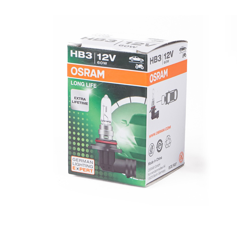 OSRAM | HB3 9005L | LONG LIFE Halogen | Лампа HB3 12V 60W | 1