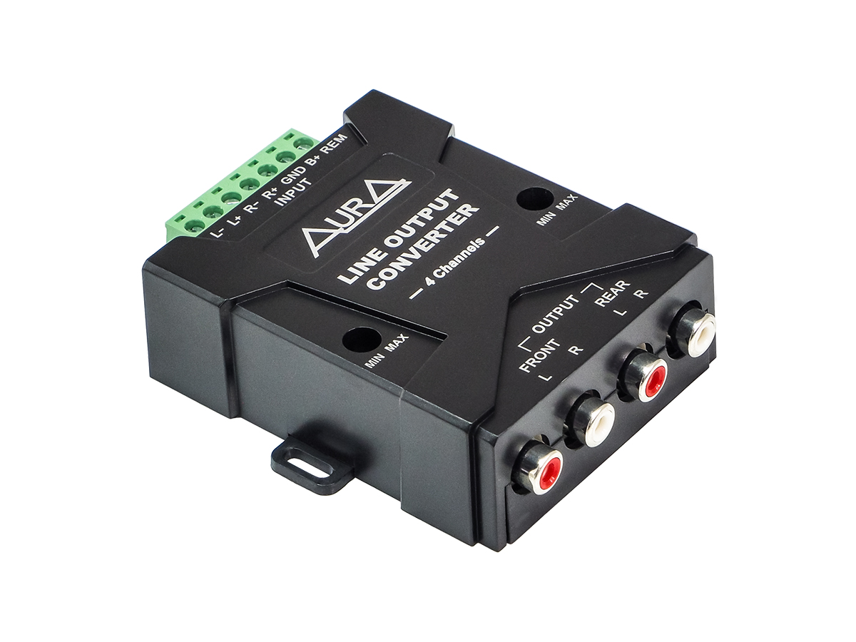 AurA | RHL-0604 | Конвертор уровня, 4 канала, High quality, силовой вход - RCA выход | превью 1