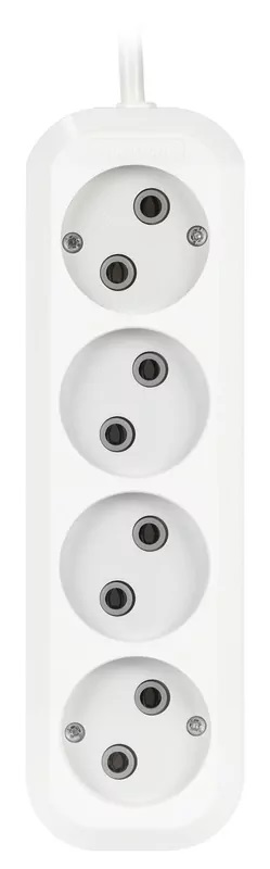 Удлиннитель |Smartbuy | Удлиннитель Smartbuy, 4 гнезда 5 метров 10А/2,2кВт без заземления ПВС 2х1,0| превью 2
