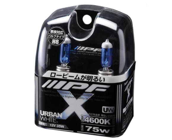 IPF | X URBAN WHITE H8 |  VX87  12V 35W + 60 % комплект ламп накаливания, 4550K | 1