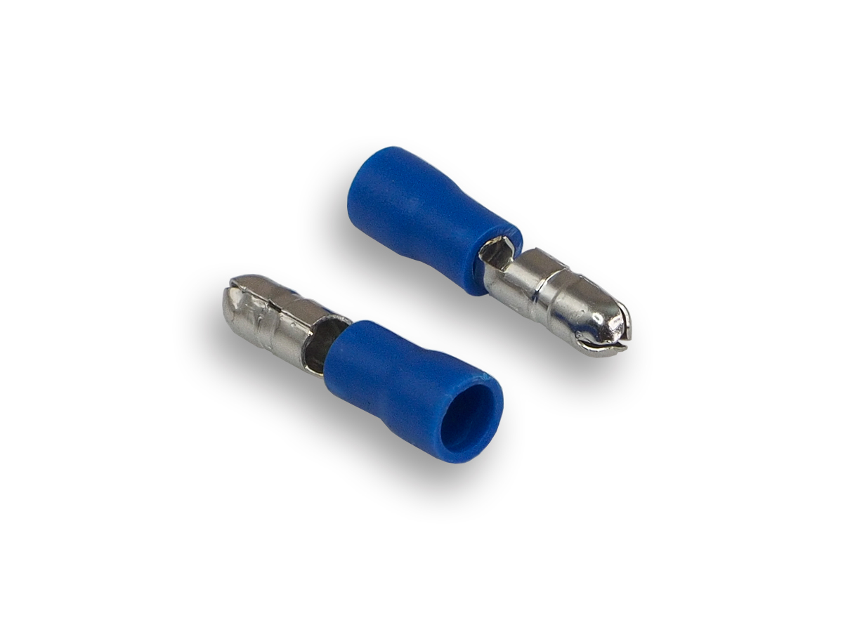 AurA | ATB-0250 | "Папа" центрального замка, синяя, диаметр кабеля: 1,5 - 2,5 mm, уп. 100шт. | превью 1