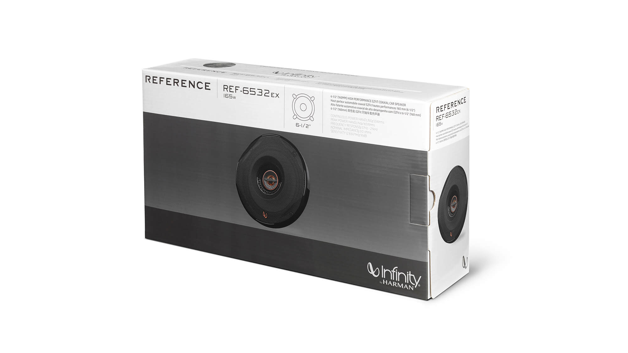 Infinity | REF 6532EX | 6" (16cm), 2-x-полосная, коаксиальная, 3oм, 55/165w, 57–21kHz, 93db, 46mm| 4