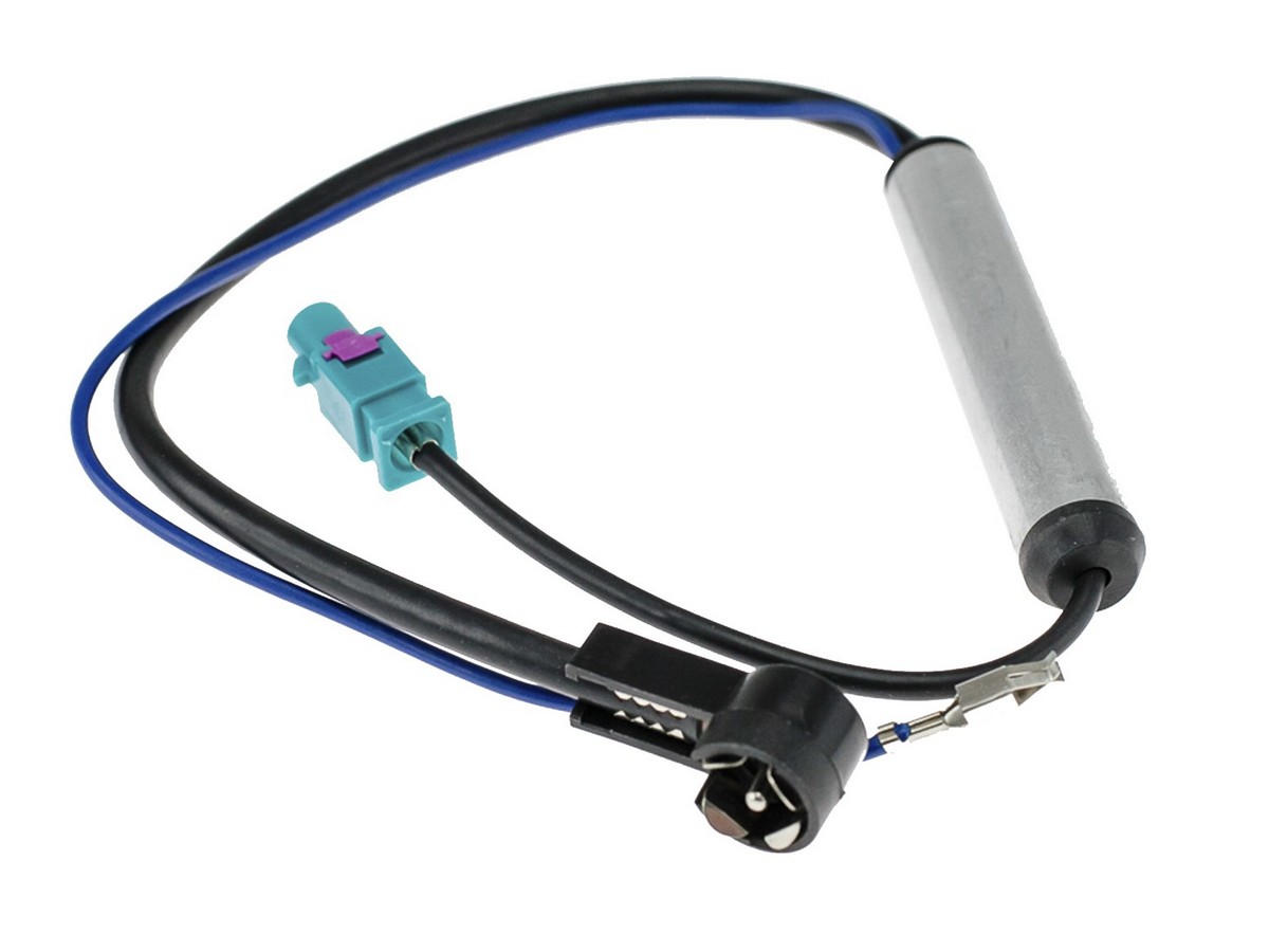 AurA | ANC-FK11 | FAKRA-ISO антенный переходник  VW/Audi/Skoda/Seat с питанием ОБРАТКА | 1