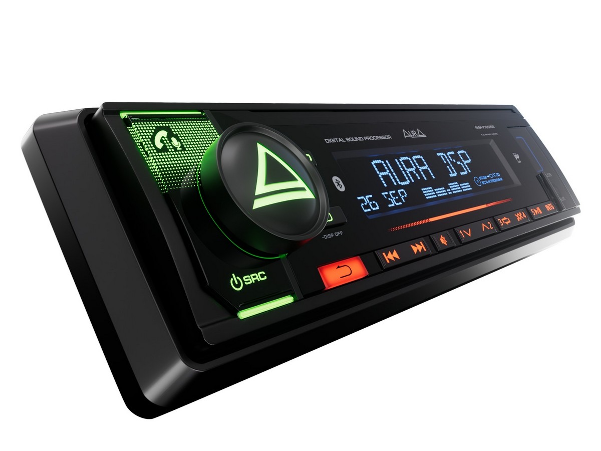 AurA AMH-77DSP BLACK EDITION (2023) 4х61w, ПРОЦЕССОР, FLAC, USB BT, 3 RCA, APP, RGB, SWC, ДУ
