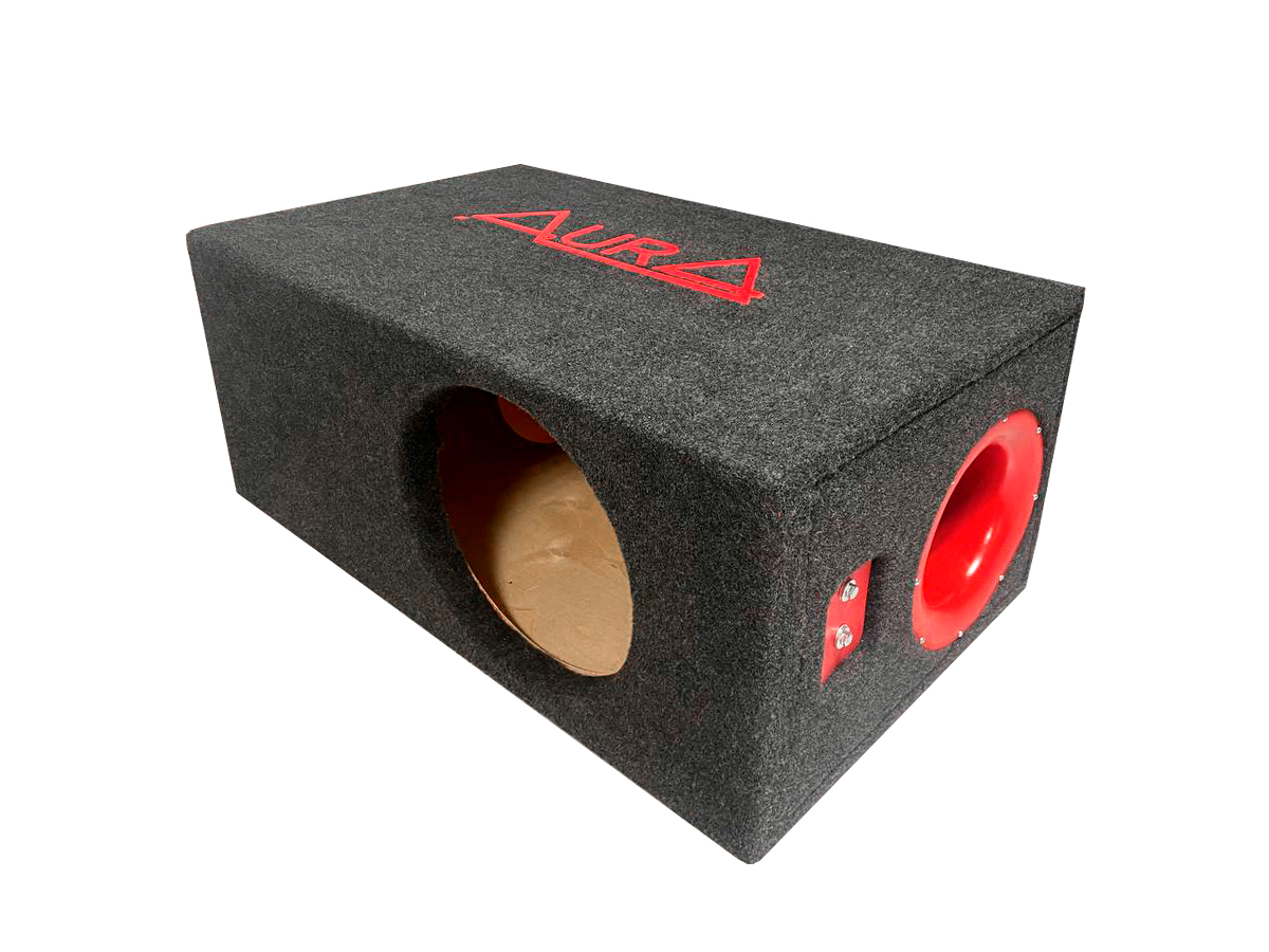 AurA | BOX-12-76-2PW |  12" двойная стенка/ корпус ФАНЕРА/Карпет, 76 литров, Т| превью 1