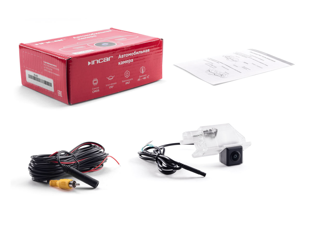 Camera | Renault Incar VDC-119SHD | сенсор SONY, Renault Clio (12+), Kangoo (08+), Master (10+) | 2