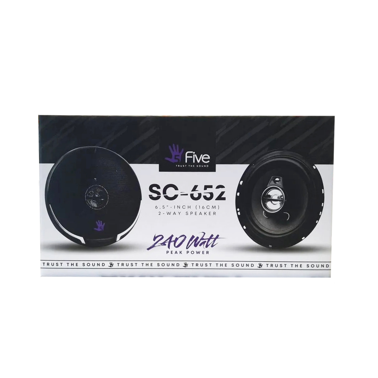 FIVE| SC-652 | 16.5см 2-х полосная/80Вт/бумага | 3