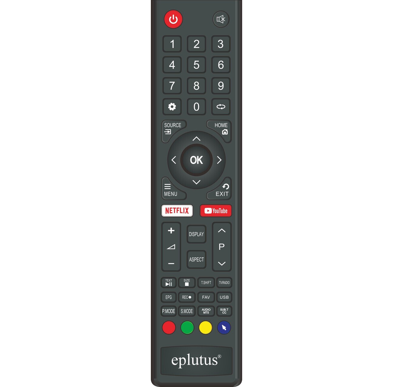 Eplutus | EP-241T2SHD  | 24", встроенный DVB-T2, USB,  | превью 2