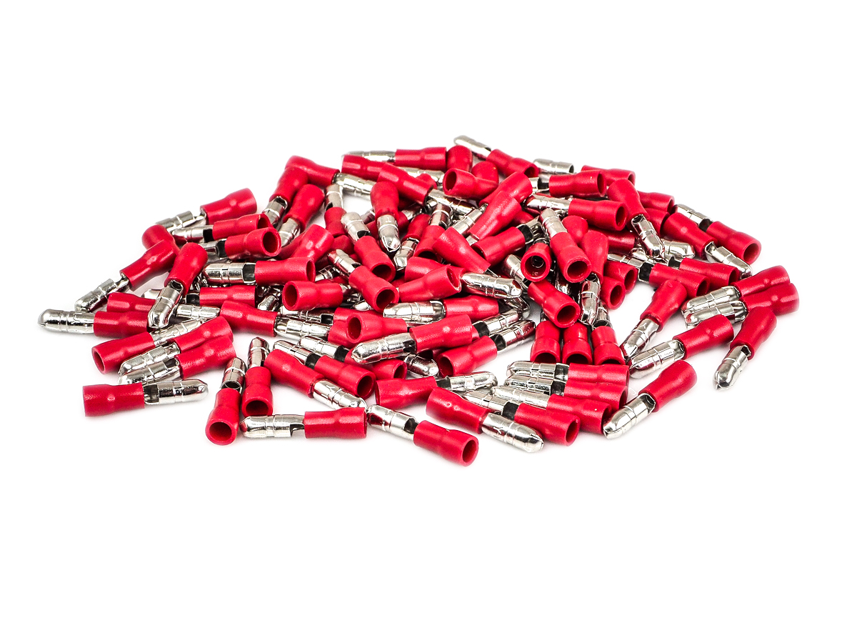 AurA | ATB-0150 | "Папа" центрального замка, красная, диаметр кабеля: 0,5 - 1,5 mm, уп. 100шт. | превью 2