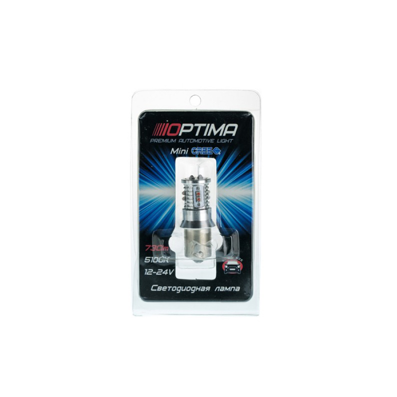 OPTIMA | OP-PY21W-CAN-Y-50W | Диодная лампа, PY21W CAN 2800k, 50W| превью 3