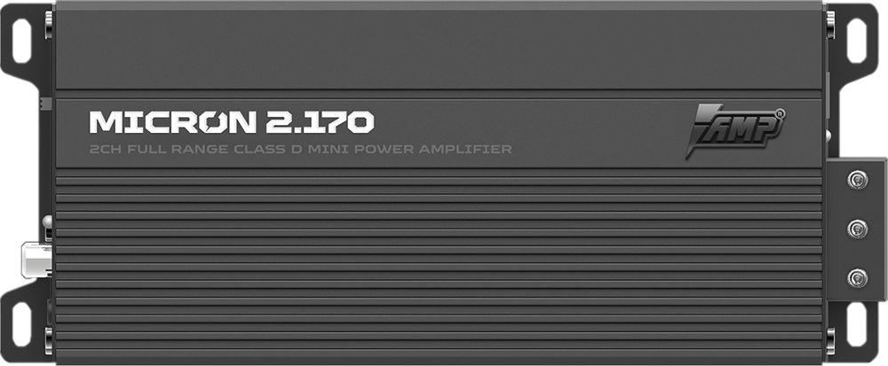 AMP | MICRON 2.170 | 2-кан, класс D, мощность RMS 520 Вт х1 ( 4 Ом ), 260Втх2 ( 2 Ом ) | 1