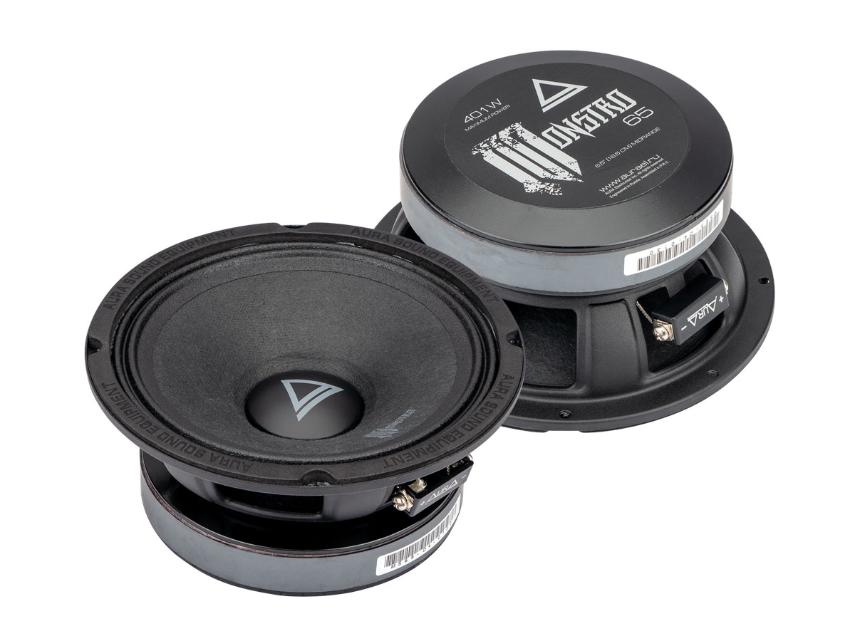 AurA | MONSTRO-65 | 6.5" (16.5cm), 1.75" VC, ПАРА, 4 Ом, 221/401w, 101db, 130Hz-17kHz, 72mm | превью 1