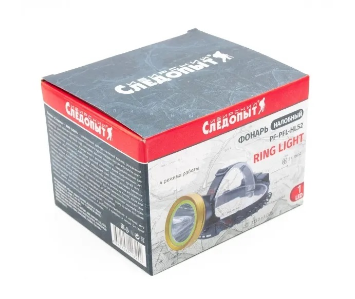 СИБИРСКИЙ СЛЕДОПЫТ| RING-LIGHT | Налобный,1LED+1COB,питание-аккум.220В.| превью 3